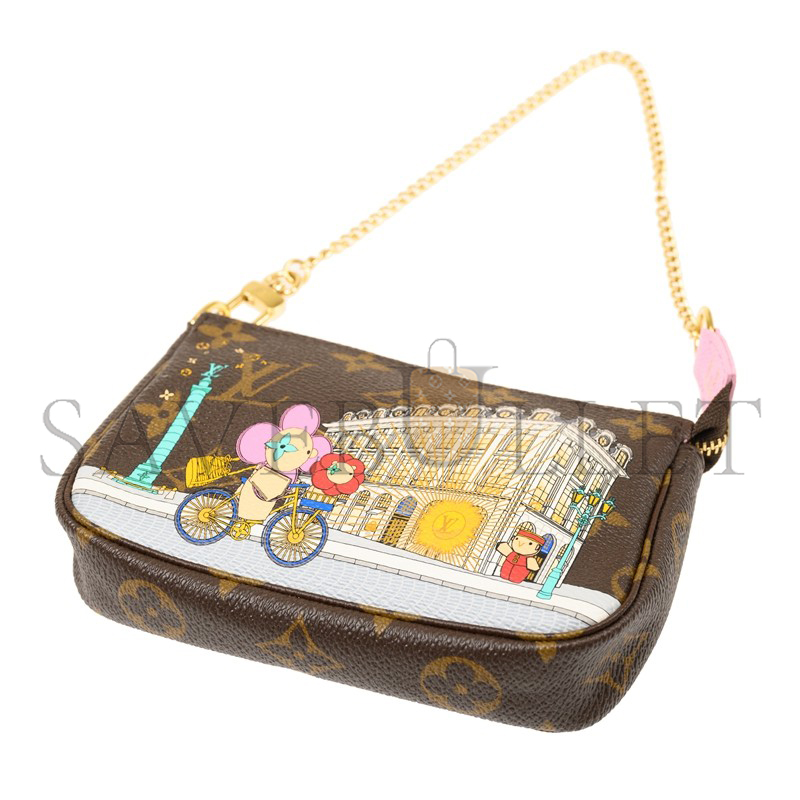l0*is V*t0n mini double zip pochette m81760 (15.5*10.5*4cm)